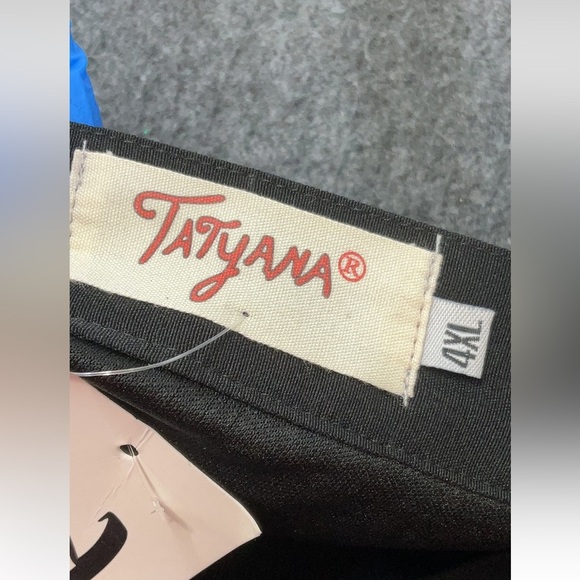 Tatyana Pencil Skirt with Button Detail, Black, 4X, NWT - Picture 8 of 8